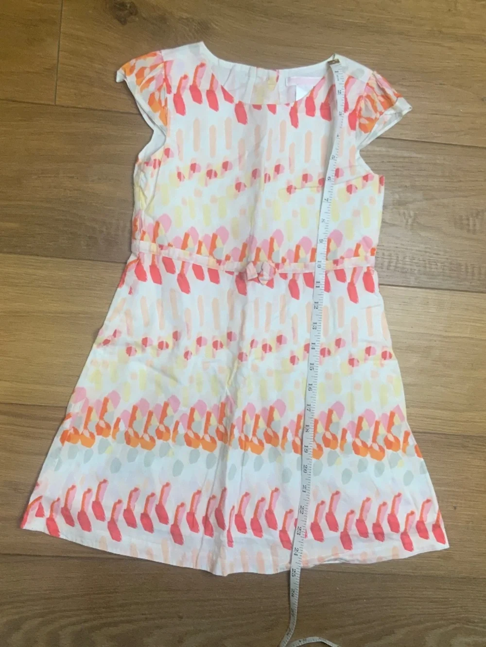 Janie and Jack Cap Sleeved Colorful Dress